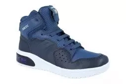Półbuty wysokie GEOX J947QA granatowy XLed