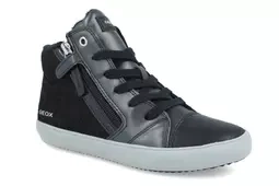 Półbuty wysokie ocieplane GEOX J044NC czarny