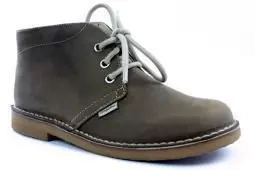 Półbuty Nagaba 075 oliwka crazy męskie trzewiki ze skóry sznurowane