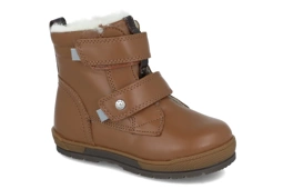 Bartek ciepłe chłopięce kozaki 8630552 brązowy zimowe buty z wełnianą wyściółką