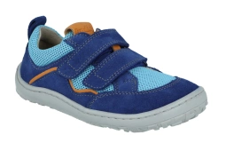 Barefoot chłopięce półbuty Froddo G31300260-8 skórzane półbuty dla chłopca niebieski barefoot base