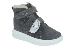 Ocieplane trzewiki dziecięce BARTEK 11646 szare buty zimowe