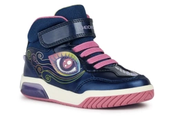 Sneakersy GEOX J36ASB dziewczęce buty ze świecącą podeszwa jednorożec