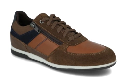 GEOX męskie półbuty U454GB brązowy oddychająca podeszwa membrana RESPIRA GEOX RENAN