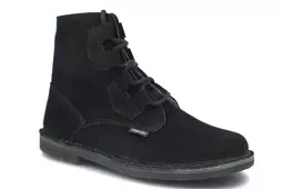 Trzewiki męskie Nagaba 188 czarny sznurowane welury