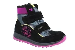 Śniegowce dziewczęce PRIMIGI 2886144 czarne GORETEX rzepy