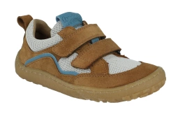 Barefoot Froddo G31300260-1 chłopięce skórzane półbuty dla chłopca brąz barefoot base