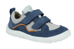 Chlopięce półbuty barefoot Froddo G31300260-14 skórzane półbuty dla chłopca niebieski barefoot base