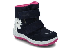 Śniegowce Superfit 1-006010-8020 lekkie kozaki z membraną goretex buty z jednorożcem
