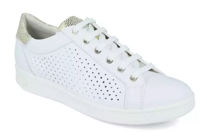 Sneakersy GEOX D151 BB biały RESPIRA